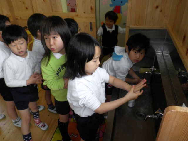よく手を洗いましょう